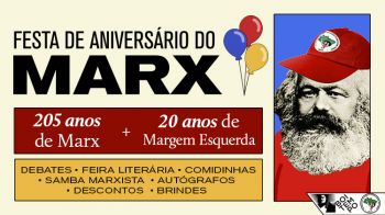 Saiu a programação da Festa de aniversário do Marx!